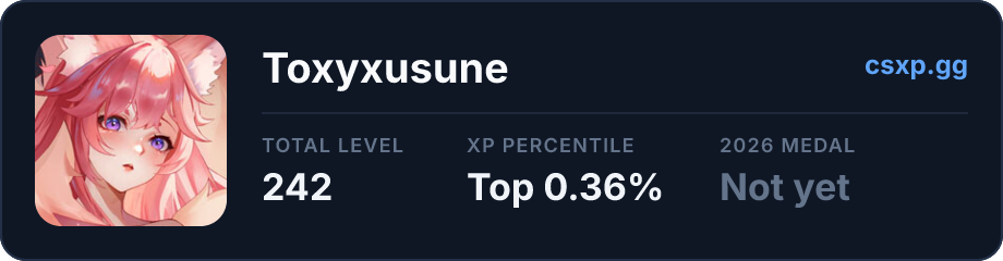 csxp.gg badge for this player