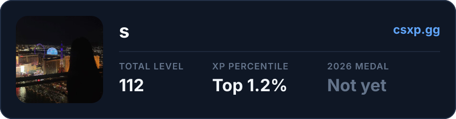 csxp.gg badge for this player