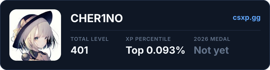 csxp.gg badge for this player