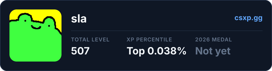 csxp.gg badge for this player