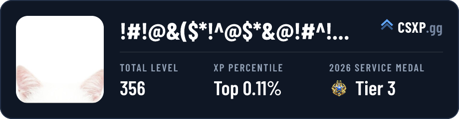 csxp.gg badge for this player