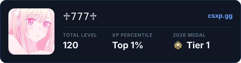 csxp.gg badge for this player