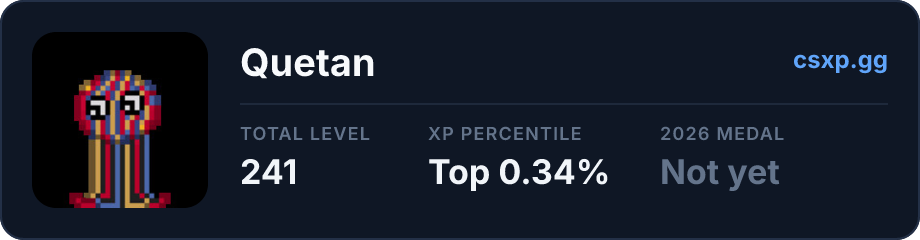 csxp.gg badge for this player