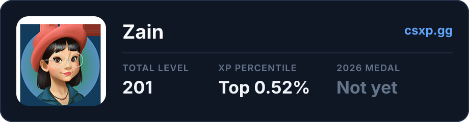 csxp.gg badge for this player