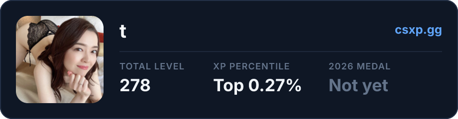 csxp.gg badge for this player