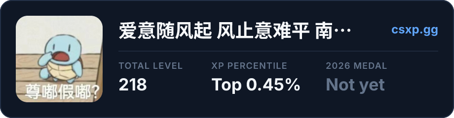 csxp.gg badge for this player
