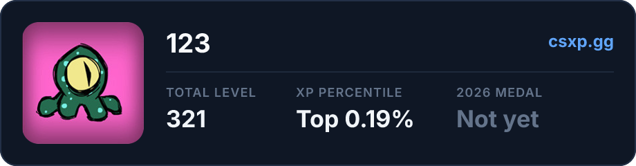 csxp.gg badge for this player