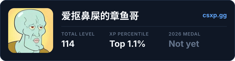 csxp.gg badge for this player