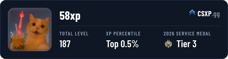 csxp.gg badge for this player