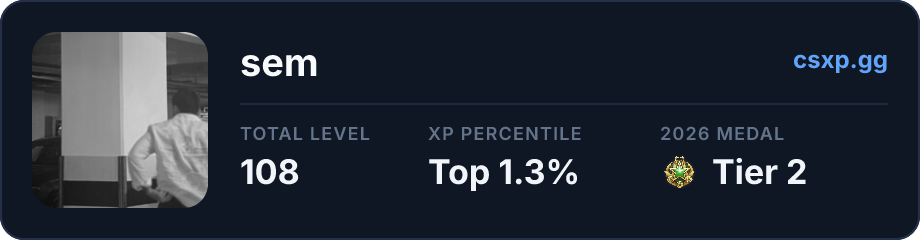 csxp.gg badge for this player