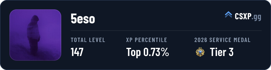 csxp.gg badge for this player